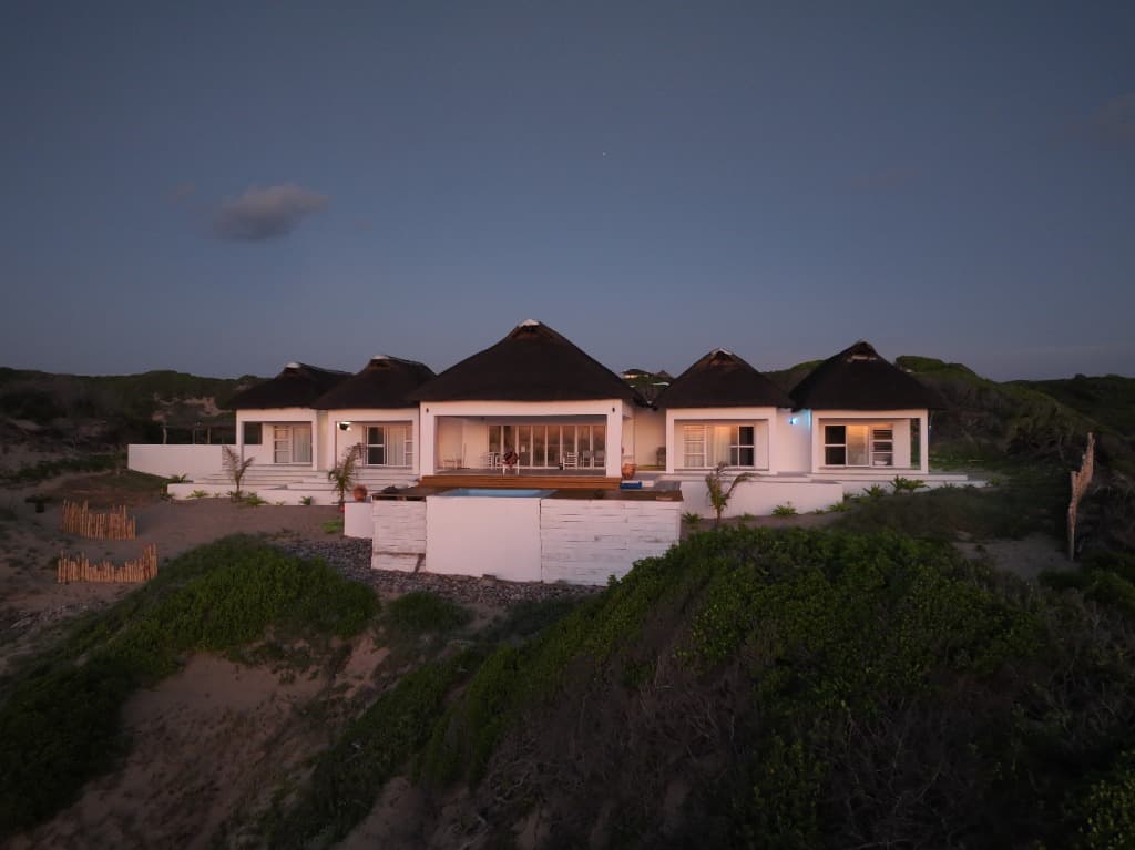 The estate at golden hour